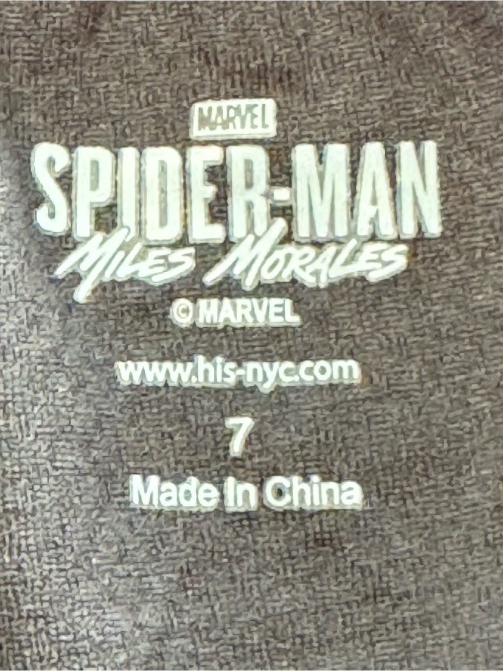 Marvel Spider-Man Miles Morales Boys Hooded Shirt Shorts Set Size 7 Red Black - Picture 8 of 11
